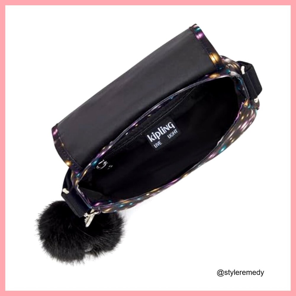 Lightweight Crossbody Mini Bag, Water Resistant Nylon, Adjustable Strap - Picture 3 of 5